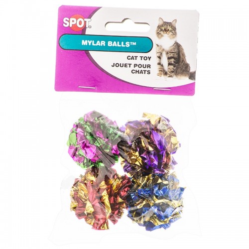 mylar ball cat toy