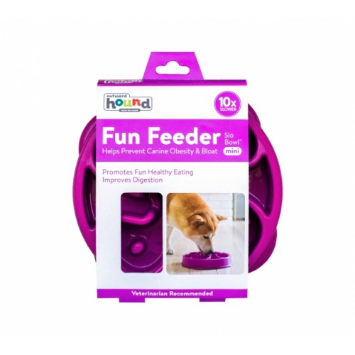 Outward Hound Fun Feeder In Purple