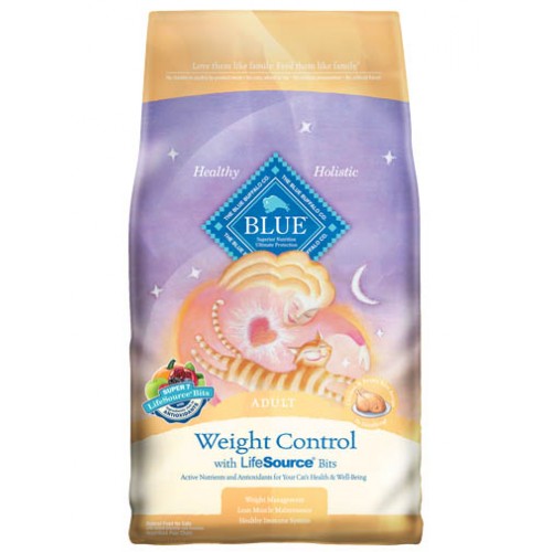 blue weight control cat food