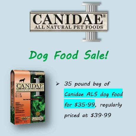 Canidae Dog Food Sale