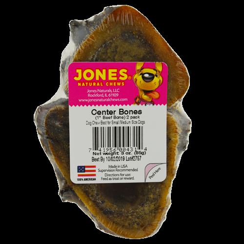 jones natural chews center bone