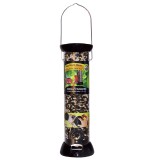 Droll Yankees® Onyx Clever Clean 12" Sunflower/Mixed Seed Feeder