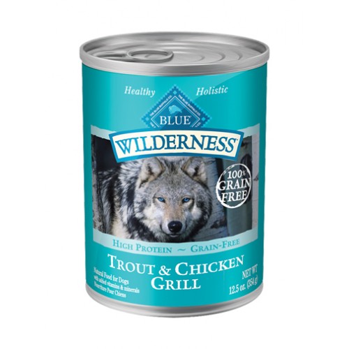 Blue™ Wilderness® Trout & Chicken Grill Canned Dog Food