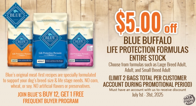 blue buffalo lpf july