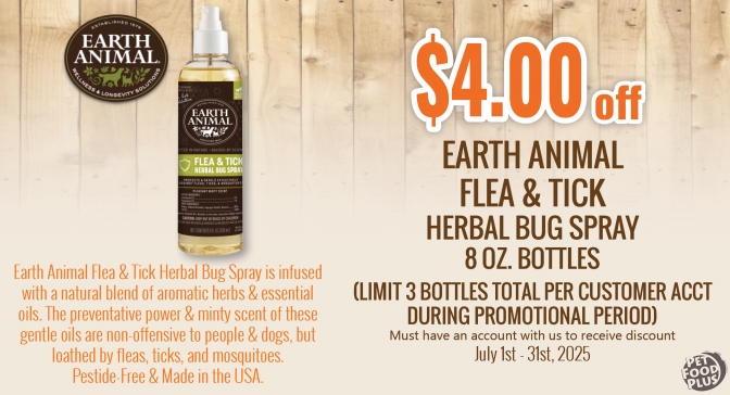 earth animal spray july