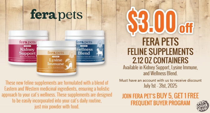 fera pets cat july
