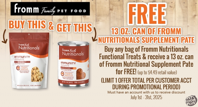 fromm nutritionals july