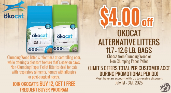 okocat litter july