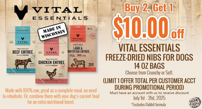 vital essentials freeze dried july